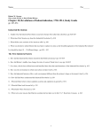 Ch 18 Study Guide - Industrial Revolution
