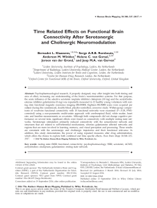 Time Related Effects on Functional Brain Connectivity After
