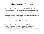 Mathematics (P)review