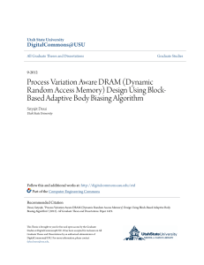 Process Variation Aware DRAM (Dynamic Random Access Memory