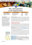 War and Expansion in the United States