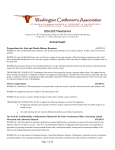 2017 WCA Policy Book - Washington Cattlemen`s Association