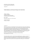Global Imbalances and Structural Change in the United States