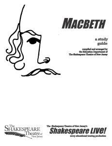 macbeth - The Shakespeare Theatre of New Jersey