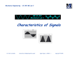 Characteristics of Signals
