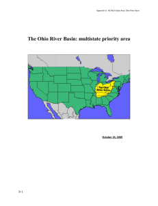 The Ohio River Basin: multistate priority area