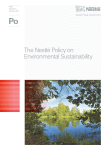 The Nestlé Policy on Environmental Sustainability