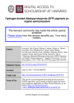 Hydrogen-bonded diketopyrrolopyrrole (DPP) pigments as organic