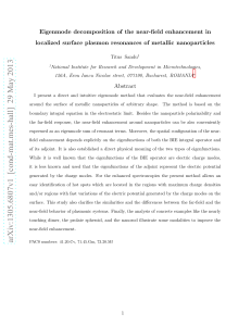 Eigenmode decomposition of the near