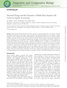 Thermal change and the dynamics of multi