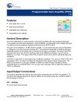 Programmable Gain Amplifier (PGA)