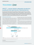 QPrEST™—isotope-labeled multipeptide standards for