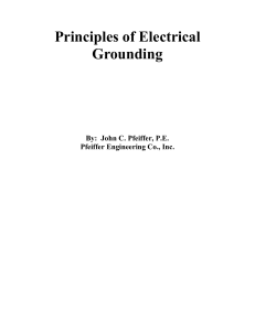 Principles of Electrical Grounding