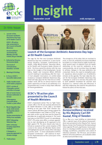 In this issue: Launch of the European Antibiotic Awareness Day logo