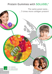 SOLUGEL Protein Gummies Leaflet