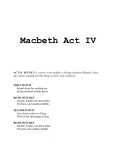 Macbeth Act IV - Whalen English