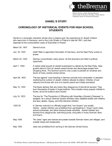 daniel`s story chronology of historical events for high school students