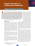 Organic Chemistry of Carbonaceous Meteorites