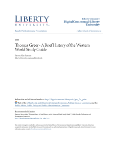 A Brief History of the Western World Study Guide