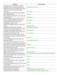 Question Correct answer Complex network that transports materials