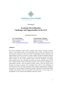 Economic Diversification Challenges and opportunities in the GCC
