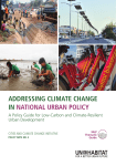 Addressing Climate Change in National Urban Policy