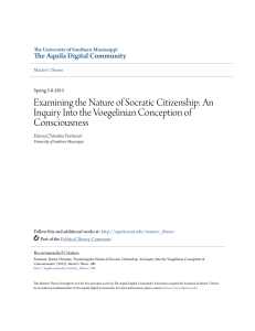 Examining the Nature of Socratic Citizenship: An Inquiry Into the