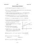 Math 180 #003 U M  Summer 2012 Elements of Calculus I