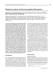 Mutational analysis of sickle haemoglobin (Hb