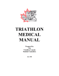 TRIATHLON MEDICAL MANUAL