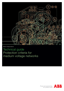 Technical guide Protection criteria for medium voltage