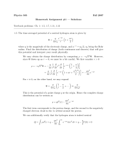 Physics 505 Fall 2007 Homework Assignment #1 — Solutions