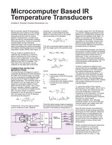 Microcomputer-Based Infrared Temperature Transducers