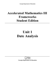 Unit 1 Date Analysis