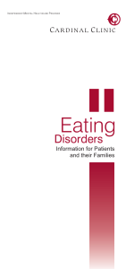 Eating Disorders Leaflet