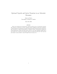 Optimal Capital and Labor Taxation in an Altruistic