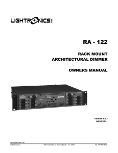 RA - 122 - Lightronics