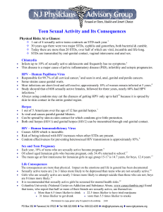 Teen Sexual Activity and Its Consequences
