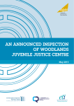 an announced inspection of woodlands juvenile justice centre