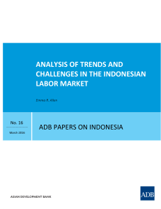 Analysis of Trends and Challenges in the Indonesian Labor Market
