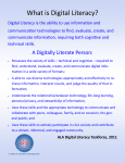 What is Digital Literacy?