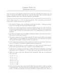 Computer Science 111 Artithmetic exercises