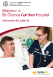 Welcome to Sir Charles Gairdner Hospital booklet