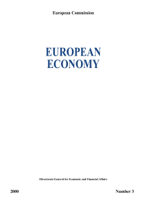 European Economy. Reports and Studies. 3/2000. Public finances in
