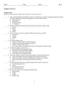 Chapter 10 Test A