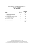 ECONOMICS TEST OBJECTIVES - Arizona Educator Proficiency