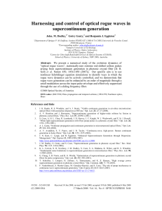 Harnessing and control of optical rogue waves in supercontinuum