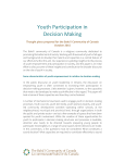 Youth Participation in Decision Making