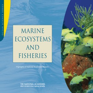 Marine Ecosystems and Fisheries - Division on Earth and Life Studies