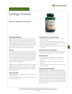 Cartilage Formula